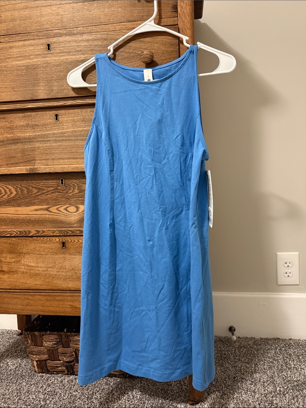 lululemon athletica Sleeveless Blue A-Line Dress